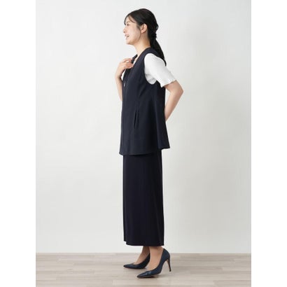 【店舗人気】Vネックベスト （ネイビー）｜詳細画像