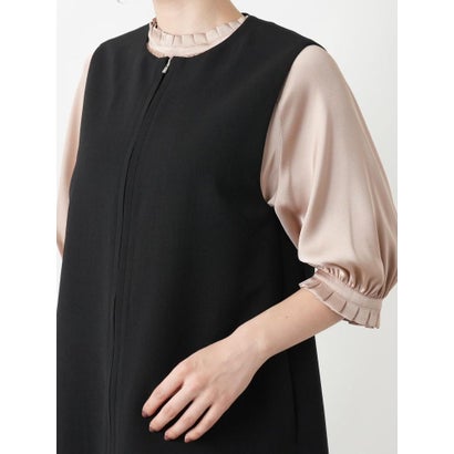ブールジュ BOURGE 【店舗人気】ロングベスト （ベージュ）｜詳細画像