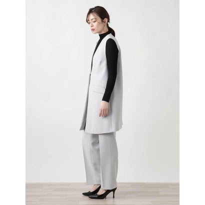 ブールジュ BOURGE 【店舗人気】Vネックロングベスト （ブラック）｜詳細画像