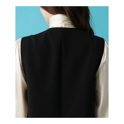 ブールジュ BOURGE 【店舗人気】【セットアップ対応商品】ロングベスト （ブラック）｜詳細画像