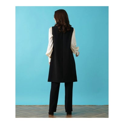 ブールジュ BOURGE 【店舗人気】【セットアップ対応商品】ロングベスト （ブラック）｜詳細画像