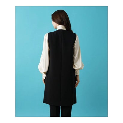ブールジュ BOURGE 【店舗人気】【セットアップ対応商品】ロングベスト （ブラック）｜詳細画像