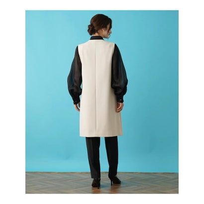 ブールジュ BOURGE 【店舗人気】【セットアップ対応商品】ロングベスト （ブラック）｜詳細画像