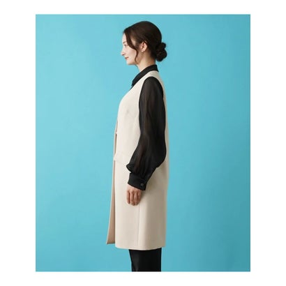 ブールジュ BOURGE 【店舗人気】【セットアップ対応商品】ロングベスト （ブラック）｜詳細画像