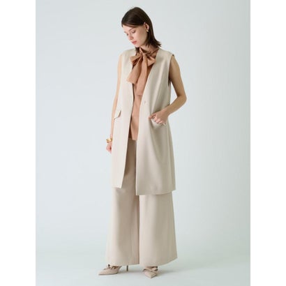 ブールジュ BOURGE 【店舗人気】【セットアップ対応商品】ロングベスト （ブラック）｜詳細画像