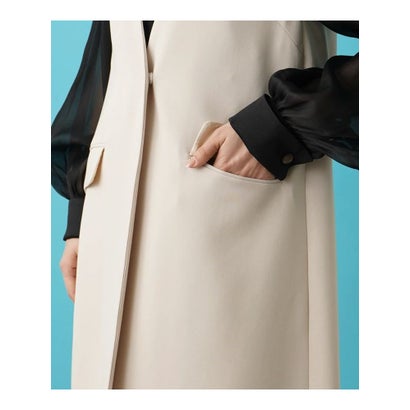 ブールジュ BOURGE 【店舗人気】【セットアップ対応商品】ロングベスト （キャメル）｜詳細画像