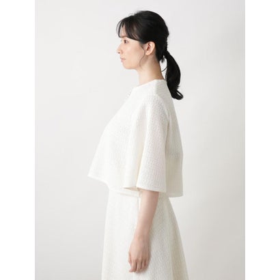 ブールジュ BOURGE 【店舗人気】キーネックブラウス （アイボリー）｜詳細画像
