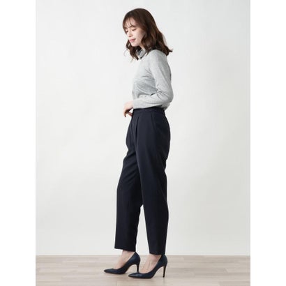 【店舗人気】ワンタックパンツ （ネイビー）｜詳細画像