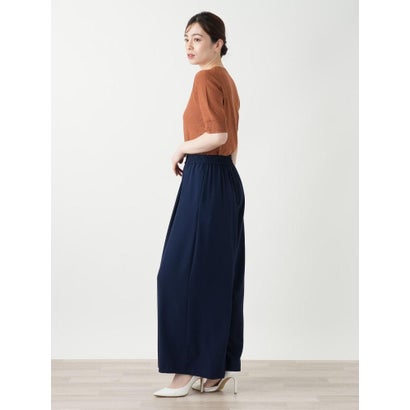 フレアパンツ （ネイビー）｜詳細画像