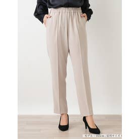 センタープレステーパードパンツ （キャメル）