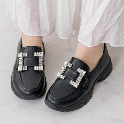 ブリジット バーキン Bridget Birkin ビッグビジュースニーカーローファー （ブラック）｜詳細画像
