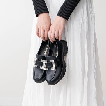 ブリジット バーキン Bridget Birkin ビッグビジュースニーカーローファー （ブラック）｜詳細画像