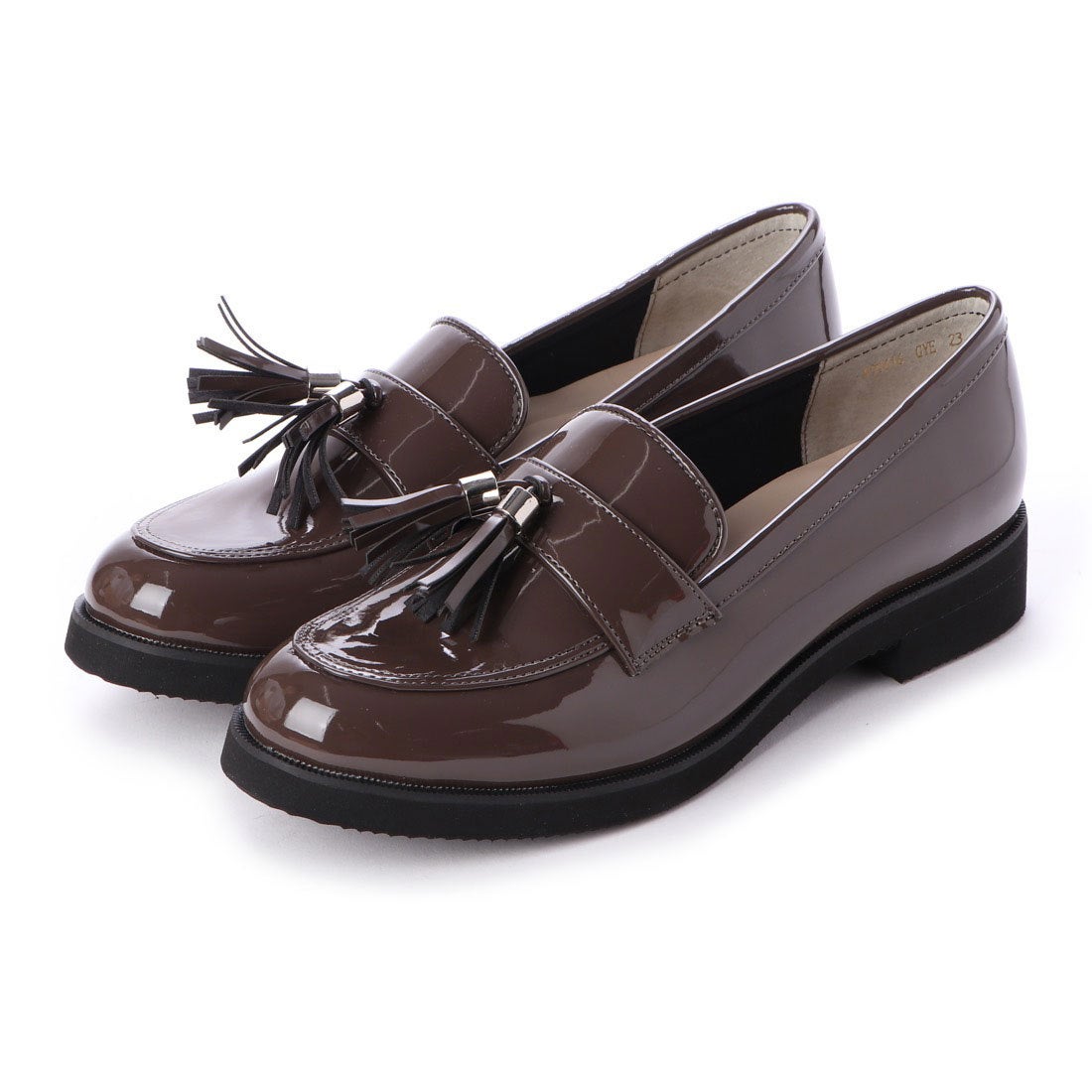 ブリジット バーキン Bridget Birkin マニッシュローファー （グレー 