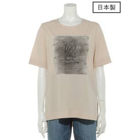 【日本製】 2次加工Tシャツ （ライトベージュ）