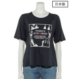 【日本製 】マーベラスライト天竺 ロゴTシャツ （濃コン）