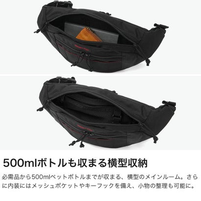 ブリーフィング BRIEFING 日本正規品 ウエストバッグ メンズ レディース 撥水 軽量 ボディバッグ 斜め掛け 横型 A5 0.6L MODULEWARE SLASH (Sサイズ)MW GEN III BRA263L15 （NAVY）｜詳細画像