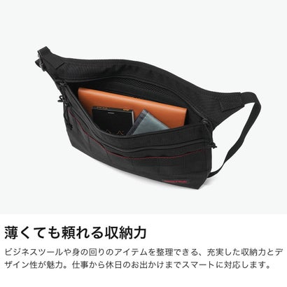 ブリーフィング BRIEFING 日本正規品 ショルダーバッグ メンズ レディース 軽量 斜めがけバッグ 小さめ サコッシュ ブランド 大人 薄型 タブレット B5 0.8L MODULEWARE BRA263L16 （NAVY）｜詳細画像
