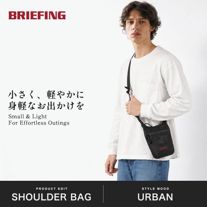 ブリーフィング BRIEFING 日本正規品 ショルダーバッグ メンズ レディース 軽量 斜めがけバッグ 小さめ ブランド ミニショルダー 大人 縦型 ファスナー 0.2L MODULEWARE BRA263L18 （NAVY）｜詳細画像