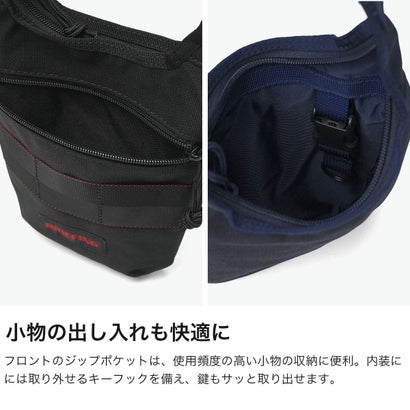 ブリーフィング BRIEFING 日本正規品 ショルダーバッグ メンズ レディース 軽量 斜めがけバッグ 小さめ ブランド ミニショルダー 大人 縦型 ファスナー 0.2L MODULEWARE BRA263L18 （BLACK）｜詳細画像