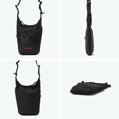 ブリーフィング BRIEFING 日本正規品 ショルダーバッグ メンズ レディース 軽量 斜めがけバッグ 小さめ ブランド ミニショルダー 大人 縦型 ファスナー 0.2L MODULEWARE BRA263L18 （BLACK）｜詳細画像