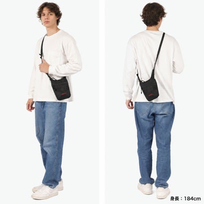 ブリーフィング BRIEFING 日本正規品 ショルダーバッグ メンズ レディース 軽量 斜めがけバッグ 小さめ ブランド ミニショルダー 大人 縦型 ファスナー 0.2L MODULEWARE BRA263L18 （BLACK）｜詳細画像