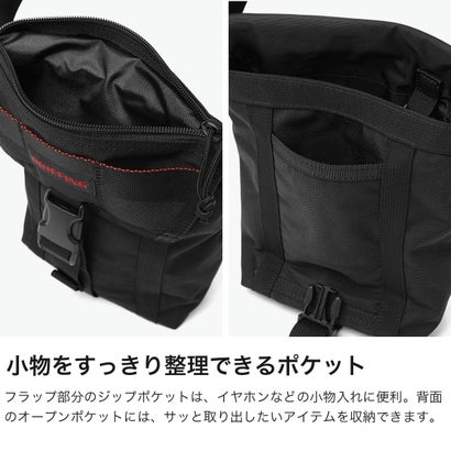 ブリーフィング BRIEFING 日本正規品 ショルダーバッグ メンズ レディース 軽量 斜めがけバッグ 小さめ ブランド ミニショルダー 大人 縦型 フラップ 2.1L MODULEWARE BRA263L17 （NAVY）｜詳細画像