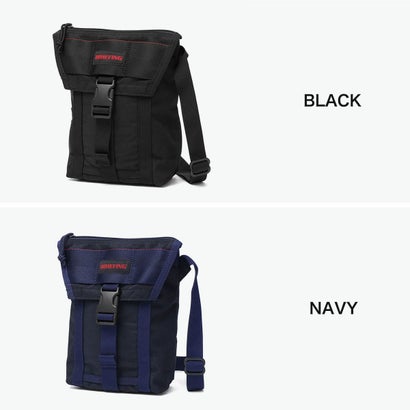 ブリーフィング BRIEFING 日本正規品 ショルダーバッグ メンズ レディース 軽量 斜めがけバッグ 小さめ ブランド ミニショルダー 大人 縦型 フラップ 2.1L MODULEWARE BRA263L17 （NAVY）｜詳細画像