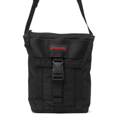 ブリーフィング BRIEFING 日本正規品 ショルダーバッグ メンズ レディース 軽量 斜めがけバッグ 小さめ ブランド ミニショルダー 大人 縦型 フラップ 2.1L MODULEWARE BRA263L17 （BLACK）｜詳細画像
