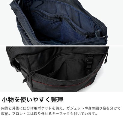 日本正規品 ショルダーバッグ メンズ レディース 斜めがけバッグ 大きめ A4 ブランド 通勤 ビジネス 肩掛け 10.4L MODULEWARE BRA263L19 （NAVY）｜詳細画像