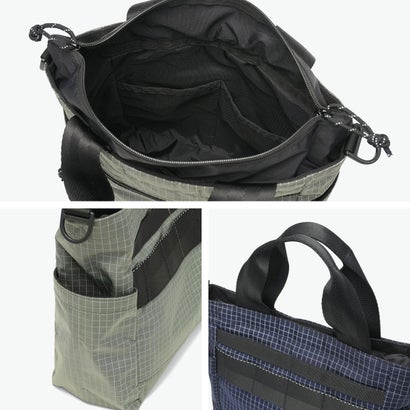 日本正規品 トートバッグ ファスナー付き ミニ おしゃれ バッグ カートトート 小さめ トート REFLECTIVE COLLECTION 2WAY CART TOTE REF BRG263T06 （GRAY）｜詳細画像