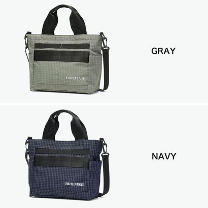 日本正規品 トートバッグ ファスナー付き ミニ おしゃれ バッグ カートトート 小さめ トート REFLECTIVE COLLECTION 2WAY CART TOTE REF BRG263T06 （GRAY）｜詳細画像