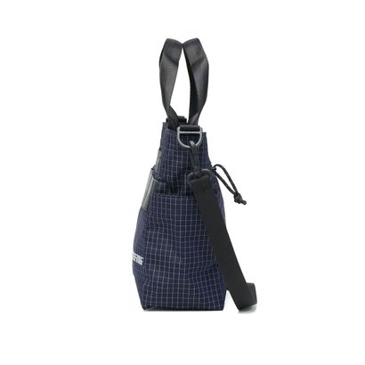 日本正規品 トートバッグ ファスナー付き ミニ おしゃれ バッグ カートトート 小さめ トート REFLECTIVE COLLECTION 2WAY CART TOTE REF BRG263T06 （NAVY）｜詳細画像
