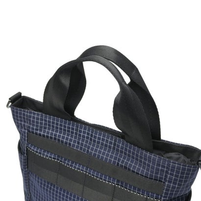 日本正規品 トートバッグ ファスナー付き ミニ おしゃれ バッグ カートトート 小さめ トート REFLECTIVE COLLECTION 2WAY CART TOTE REF BRG263T06 （NAVY）｜詳細画像