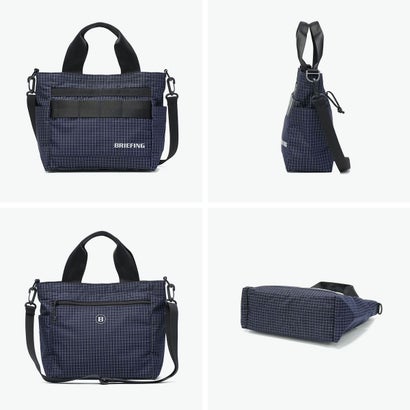 日本正規品 トートバッグ ファスナー付き ミニ おしゃれ バッグ カートトート 小さめ トート REFLECTIVE COLLECTION 2WAY CART TOTE REF BRG263T06 （NAVY）｜詳細画像