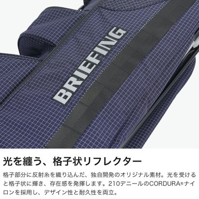 日本正規品 キャディバッグ 軽量 スタンド ゴルフバッグ スタンド式 撥水 9.0型 REFLECTIVE COLLECTION CR-7.5 REF BRG263D01 （NAVY）｜詳細画像