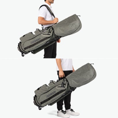 日本正規品 キャディバッグ 軽量 スタンド ゴルフバッグ スタンド式 撥水 9.0型 REFLECTIVE COLLECTION CR-7.5 REF BRG263D01 （NAVY）｜詳細画像