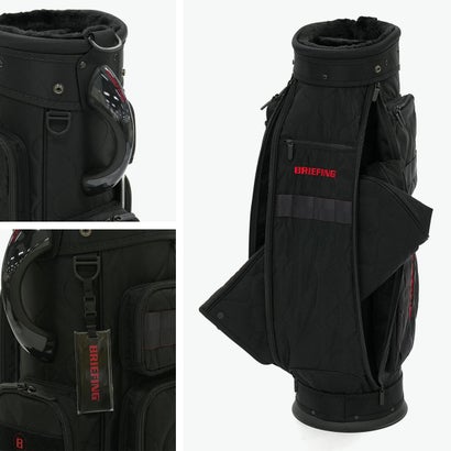 ブリーフィング BRIEFING 日本正規品 キャディバッグ メンズ レディース カート式 46インチ 9.5型 フード 撥水 LIMITED COLLECTION CR-6 #03 QUILTED LTD BRG263D34 （ブラック）｜詳細画像