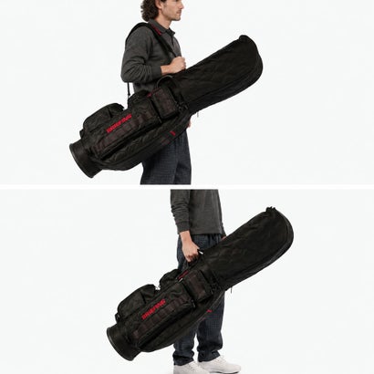 ブリーフィング BRIEFING 日本正規品 キャディバッグ メンズ レディース カート式 46インチ 9.5型 フード 撥水 LIMITED COLLECTION CR-6 #03 QUILTED LTD BRG263D34 （ブラック）｜詳細画像