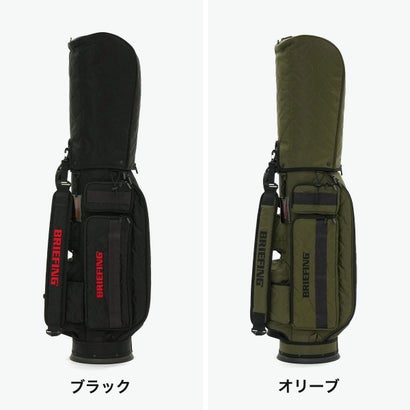 ブリーフィング BRIEFING 日本正規品 キャディバッグ メンズ レディース カート式 46インチ 9.5型 フード 撥水 LIMITED COLLECTION CR-6 #03 QUILTED LTD BRG263D34 （オリーブ）｜詳細画像