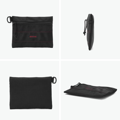 日本正規品 ポーチ 小物入れ 小さめ ブランド コンパクト 旅行 マチなし 軽い 軽量 耐久 シンプル MODULEWARE FLAT POUCH（Mサイズ） MW GEN III BRA263G29 （NAVY）｜詳細画像