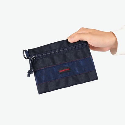 日本正規品 ポーチ 小物入れ 小さめ ブランド コンパクト 旅行 マチなし 軽い 軽量 耐久 シンプル MODULEWARE FLAT POUCH（Mサイズ） MW GEN III BRA263G29 （NAVY）｜詳細画像