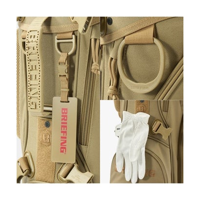 ブリーフィング BRIEFING BRIEFING GOLF キャディバッグ MIL COLLECTION BRG263D08 （タン）｜詳細画像