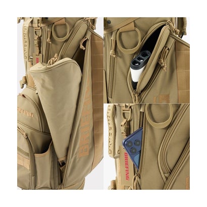 ブリーフィング BRIEFING BRIEFING GOLF キャディバッグ MIL COLLECTION BRG263D08 （タン）｜詳細画像