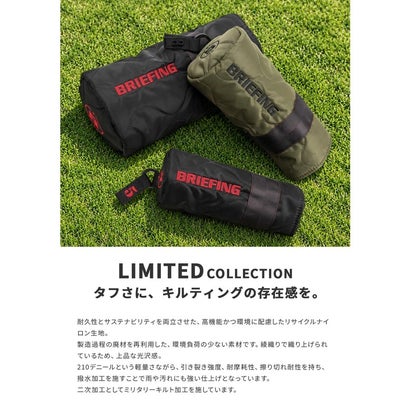 ブリーフィング ゴルフ リミテッドコレクション ユーティリティカバー BRIEFING GOLF LIMITED COLLECTION BRG263G37 （オリーブ）｜詳細画像
