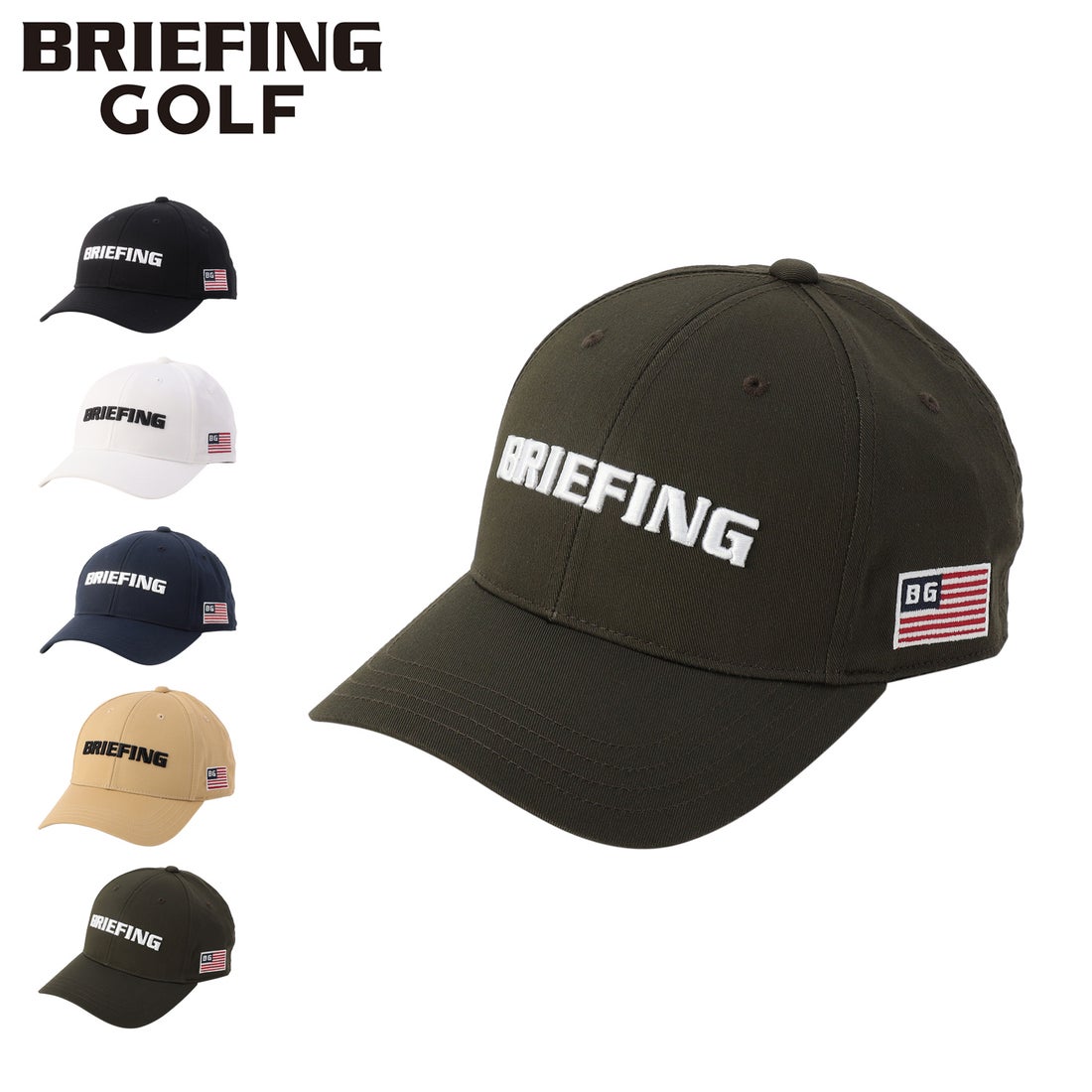 ブリーフィング BRIEFING キャップ 帽子 ゴルフキャップ メンズ