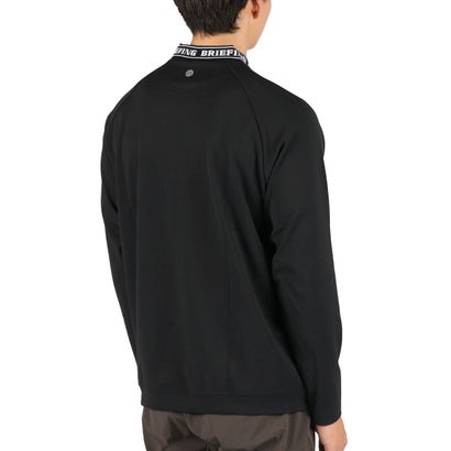 日本正規品 ゴルフ ウェア メンズ トップス ゴルフウェア 長袖 日本製 URBAN ATHLETE MEN’S NECK LOGO LS HIGHNECK（リラックスフィット） BRG263M19 （GRAY）｜詳細画像
