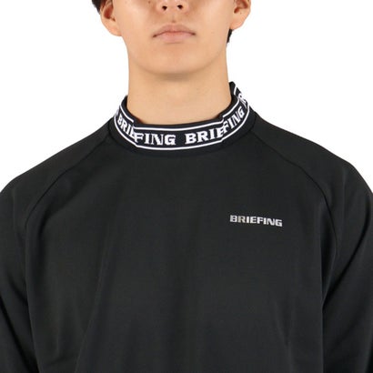 日本正規品 ゴルフ ウェア メンズ トップス ゴルフウェア 長袖 日本製 URBAN ATHLETE MEN’S NECK LOGO LS HIGHNECK（リラックスフィット） BRG263M19 （GRAY）｜詳細画像
