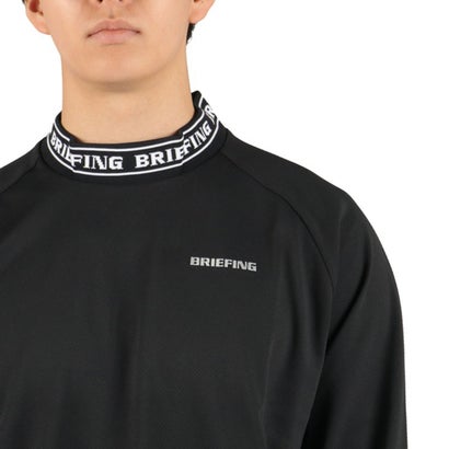 日本正規品 ゴルフ ウェア メンズ トップス ゴルフウェア 長袖 日本製 URBAN ATHLETE MEN’S NECK LOGO LS HIGHNECK（リラックスフィット） BRG263M19 （GRAY）｜詳細画像