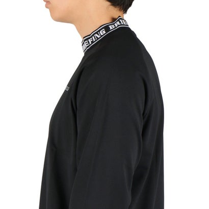 日本正規品 ゴルフ ウェア メンズ トップス ゴルフウェア 長袖 日本製 URBAN ATHLETE MEN’S NECK LOGO LS HIGHNECK（リラックスフィット） BRG263M19 （GRAY）｜詳細画像