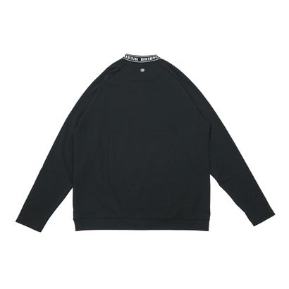 日本正規品 ゴルフ ウェア メンズ トップス ゴルフウェア 長袖 日本製 URBAN ATHLETE MEN’S NECK LOGO LS HIGHNECK（リラックスフィット） BRG263M19 （GRAY）｜詳細画像